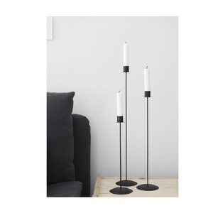 Ensemble de bougeoirs en métal bohème chic avec des découpes complexes, parfait pour la décoration de la table, du salon, de la chambre ou des événements - Product Image 6