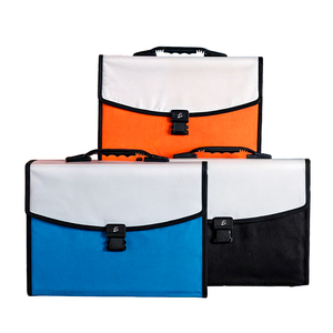 A4 Size School <b>Document</b> <b>Holder</b> Paper Material with Dividers and Colored Flags - Product Image 1