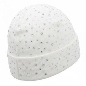 Nuevos Gorros de Punto Personalizados con Diseño de Piedras, Gorros Blancos para Hombre, Estilo Urbano para Invierno, Gorros de Punto Cómodos para Hombre, Estilo Jacquard - Product Image 3