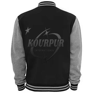 Chaqueta universitaria de estilo universitario Unisex 2025, cuello alto de costura Premium, temporada de invierno personalizable para pedidos a granel - Product Image 5