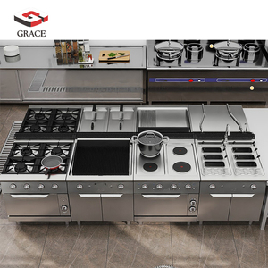 Grace Heavy Duty SS304 thương mại thiết bị nhà bếp-đầy đủ thiết lập Nhà hàng Phương Tây dự án Nhà cung cấp cho khách sạn & nhà hàng nhà bếp - Product Image 1