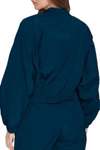 Ensemble coupe-vent 2 pièces personnalisé pour femme en nylon et polyester, avec crop top – Vente en gros – MADE BY HAIDIIII SPORTS 2026 - Product Image 3