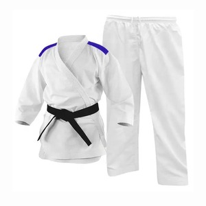 Vêtements de combat BJJ pour hommes, au prix de gros, costumes BJJ de couleur noire, costumes d'arts martiaux Jiu Jitsu, uniformes de karaté BJJ de couleur unie - Product Image 5