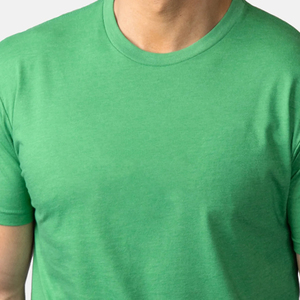 Custom Embroidered Knitted Oversized Contrast Trim Men's <b>Tshirt</b> 65% Cotton 35% <b>Polyester</b> Neck Promotional Eco-Friendly - Product Image 3