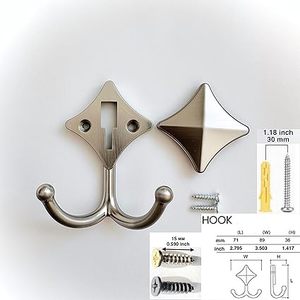Ganchos de Pared de Primera Calidad Moon Star Exports, Garantía de 3 Años, Diseño Moderno, Múltiples Acabados y Materiales para Accesorios - Product Image 4