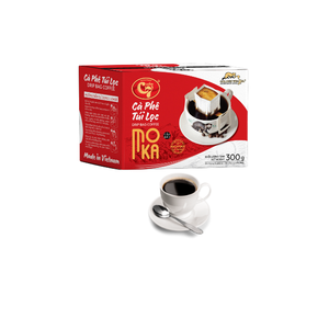 Granos de café Moka tostados medianos Premium, servicio OEM ODM, sabor neutro empaquetado en caja por Hucafood en bolsa de goteo de Vietnam - Product Image 4