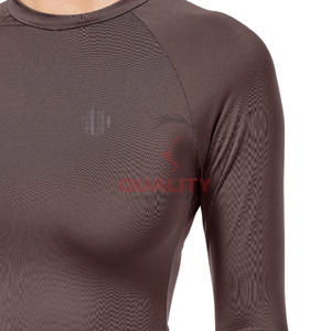 Camiseta atlética Ecuestre para mujer, transpirable, que absorbe la humedad, tela elástica ligera, ajuste elegante y duradero - Product Image 5