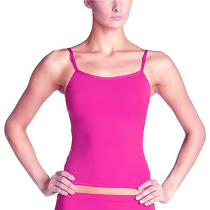 Débardeur Femme Polyvalent en Coton Respirant Tricoté Côtelé pour Yoga et Gym - Product Image 1