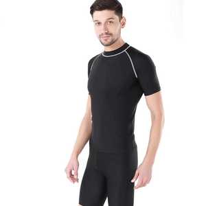 Rashguard vente en gros, manches courtes, MMA Rashguard, vêtements imprimés personnalisés, protection contre les éruptions cutanées pour hommes - Product Image 3
