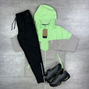 Vêtements de jogging d'entraînement personnalisés, veste coupe-vent et pantalon de survêtement, fermeture éclair, logo personnalisé, coupe-vent en nylon, survêtement pour hommes - Product Image 5