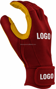 Individuelle Farbe & Logo Professionelle Cabretta-Schafsleder Baseball-Schlaghandschuhe 0,7-0,9mm Dicke Großhandel Hersteller <span class=keywords><strong>Broce</strong></span> - Product Image 3