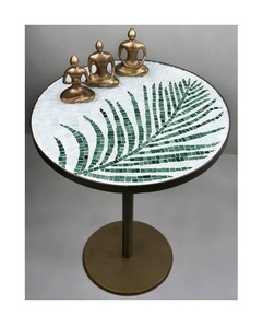 Mesas de centro de hierro y Metal, juegos de estilo inoxidable para salón, embalaje con personalización disponible - Product Image 2