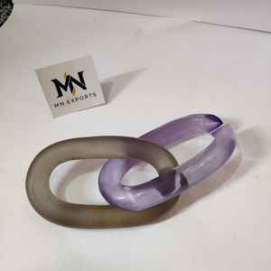 Chaînes en résine émaillée, grande taille, décoration murale colorée pour bricolage, séparateur de pièce et accessoires de rideaux - Product Image 6