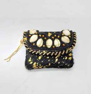Bolso de Mano Elegante con Cuentas y Bordado de Hilo de Primera Calidad, Accesorio Decorativo para Mujeres, Estilo Fiesta - Product Image 6
