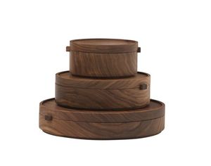 Olla de cazuela de madera de tendencia superior con tapa para cocina hotel restaurante personalizar Warm Keeper Food tazón de almacenamiento de madera con tapa - Product Image 4