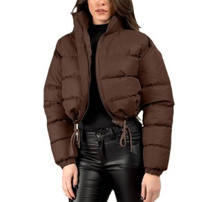 Custom Color Stylish Puffer <b>Women</b> <b>Jacket</b> High Quality Stand Collar Puffer <b>Jacket</b> Trending Design Zipper Winter <b>Jacket</b> - Product Image 4