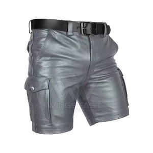 กางเกงขาสั้นหนังสำหรับผู้ชายที่มีน้ำหนักเบาระบายอากาศได้ดีกางเกงขาสั้นหนังสำหรับผู้ชาย - Product Image 3