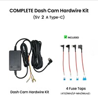 24-Stunden-Parkmodus-Hardwire-Kit mit Niederspannungsabschaltfunktion, digitaler Anzeige und 5V 2A USB für Dashcam DVR OEM