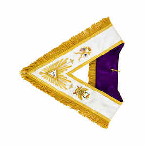 Vente en gros Colliers maçonniques à broder faits à la main Nouveau design Colliers maçonniques ajustables - Product Image 3