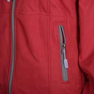 Excellente qualité Navigate Women Bonded Polar Veste à capuche rouge foncé avec fermeture éclair - Product Image 4
