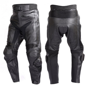 Pantalones de cuero para hombre hechos en Pakistán de alta calidad nueva moda cómoda cintura media estilo Hip Hop con venta de técnicas bordadas - Product Image 1