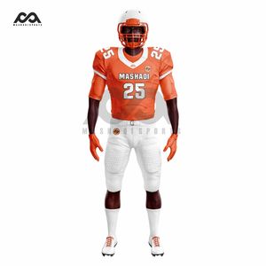 ชุดยูนิฟอร์มฟุตบอลผ้าลายทแยงสำหรับผู้ชายชุดเครื่องแบบอเมริกันฟุตบอลสำหรับฤดูกาลใหม่ - Product Image 2