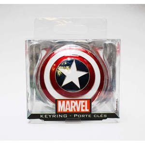 Porte-clés Marvel Captain America Shield en métal de qualité supérieure (alliage de laiton), cadeau polyvalent, porte-monnaie, ouvre-bouteille, porte-clés lumineux - Product Image 2