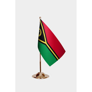 Nappe de table imprimée numériquement Vanuatu, graphiques personnalisés sur les drapeaux de table - Product Image 2