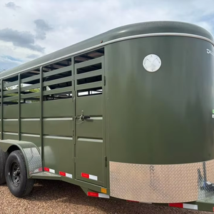 Cheap Affordable Livestock <b>Transport</b> Trailer for Sale Ready to Ship Agricultural Equipment Supplier - Product Image 1