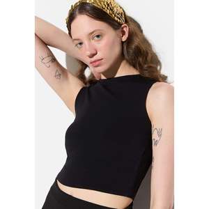 Blusa Casual para Mujer, Logotipo Bordado, Tejido de Gasa, Corte Regular, Tallas XL, Corta, para Primavera y Otoño - Product Image 3