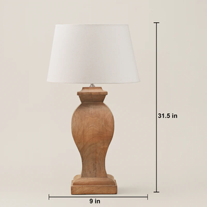 OEM Manufacturer Farmhouse Wooden Lamp Rustic Decorative Indoor <b>Kitchen</b> Livingroom Home Lighting Cozy Charm - Product Image 2