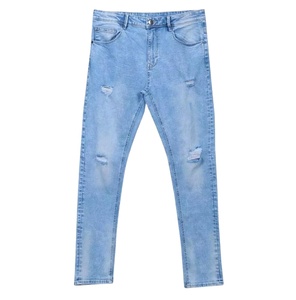 ブランドラベルメンズデニムパンツ超高品質デニムジーンズスキニーストレートパンツバングラデシュから - Product Image 5