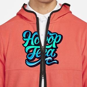 Sudadera con capucha con cremallera completa de peso pesado con estampado DTF para hombre hecha en fábrica, nueva moda, Color sólido para uso en invierno, cuello con capucha para niños - Product Image 4