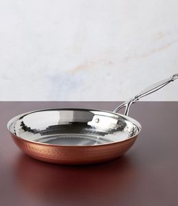 Silver Finish Stainless Steel Fry <b>Pan</b> For Enhancing Kitchen Aesthetic And Culinary Presentation - Product Image 5
