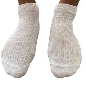 Calcetines de cáñamo para hombre, patrón de rayas, 100% hilo de seda, costura tejida a mano, Punta corta, calcetines de cáñamo Natural de alta calidad - Product Image 5