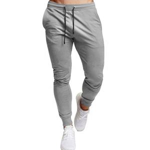 Jogger imperméable à l'eau avec poche ouverte sur le côté gauche, survêtement de fitness pour hommes, pantalon 85% polyester 15% spandex, nouveauté - Product Image 1