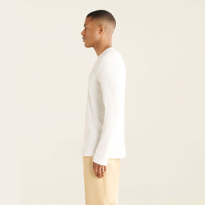 Haute qualité hommes à manches longues 100% à la mode T-Shirt respirant tricoté tissu confortable grande taille en gros à grand prix - Product Image 2