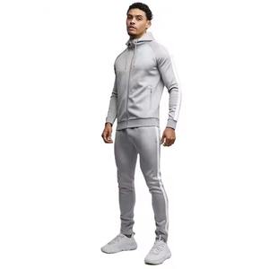 Ensemble de pantalons de survêtement personnalisés pour hommes de 2 pièces, sweat à capuche brodé en détresse, pantalons de survêtement évasés, pantalons de jogging, survêtements en détresse pour l'hiver - Product Image 5