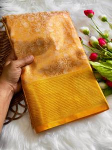 Sari indio tradicional para mujer con bordado detallado y diseño elegante, perfecto para festivales y fiestas - Product Image 3