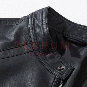 Best Quality Leather <b>Jackets</b> for <b>Men</b> Zipper <b>Jacket</b> Stand Collar in All Colors Sizes <b>Men</b> Leather <b>Jackets</b> - Product Image 5