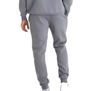 Survêtement surdimensionné à capuche en coton imprimé bouffante survêtement sweatshirts en polaire deux pièces pour hommes ensembles d'hiver - Product Image 5