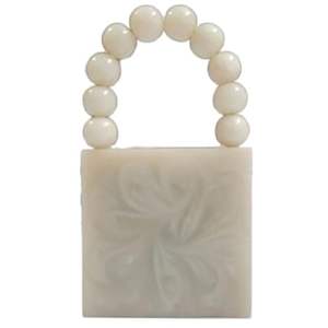 Pochette en résine élégante avec touche artistique Pochette en résine avec paillettes décoratives intégrées pour les femmes sac de soirée - Product Image 6