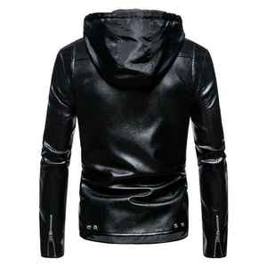 Chaqueta de Cuero de Diseño Único, Nueva Llegada, Cómoda, Resistente al Viento, Chaqueta de Cuero Elegante de Alta Calidad para Hombre - Product Image 4