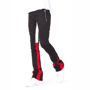 2026 Custom Logo Design High Waist <b>Men's</b> <b>Flared</b> Pant High Quality Solid Material Printed Flare Pant and <b>Trousers</b> for <b>Men</b> - Product Image 4