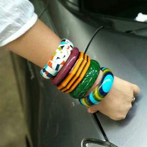 High Grade Resin Bangles for Women Durable Lightweight Polished Jewelry Waterproof Custom Colors for Party Wear Wedding Casual - Product Image 2