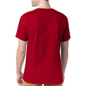 Camiseta de Verano para Hombre, Informal, 100% Algodón Jersey, Cuello Redondo, Corte Holgado, Estampado Digital, Diseño Sólido - Product Image 6