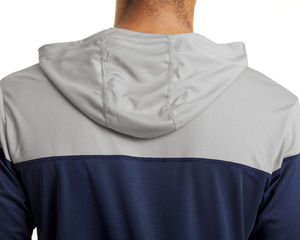 T-shirt à capuche à manches courtes pour hommes-Vêtements décontractés d'été légers Polyester/coton Tissu peigné Séchage rapide et respirant - Product Image 4