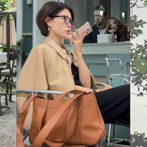 Cappotto Corto Doppiopetto con Cintura in Vita, Resistente e Ecologico, Capospalla <span class=keywords><strong>Classico</strong></span> per Ufficio e Autunno - Product Image 5