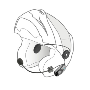 Sistema de Comunicación Intercomunicador para Motocicletas CELLULARLINE U-COM 3, Paquete Doble, Avanzado - Product Image 3