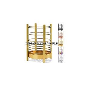Porte-couverts en métal de qualité supérieure de forme ronde à prix abordable pour la table de restaurant - Product Image 1